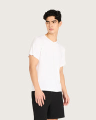 Men's Base Layer V-Neck T-Shirt - White
