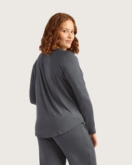Goodnight Raglan Sleep Top - Storm