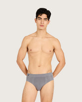 Men's Seamfree Briefs - Charcoal