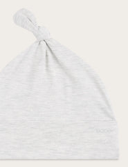 Baby Knotted Beanie - Heather Grey
