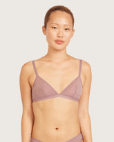 FreeMesh Triangle Bralette - Mauve
