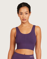 Ribbed Seamfree Crop - Amethyst