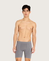 Men's Seamfree Mid-Length Boxer Briefs - Charcoal