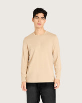 Men's Classic Long Sleeve T-Shirt - Stone