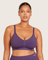 Wireless Full Bust T-Shirt Bra - Amethyst
