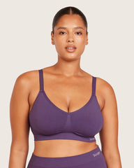 Wireless Full Bust T-Shirt Bra - Amethyst