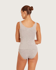 Base Layer Tank Top - Light Grey Marl
