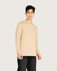 Men's Classic Long Sleeve T-Shirt - Stone