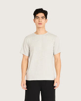 Men's Base Layer Crew Neck T-Shirt - Light Grey Marl