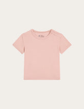 Baby Short Sleeve T-Shirt - Dusty Pink