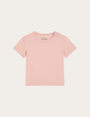 Baby Short Sleeve T-Shirt - Dusty Pink