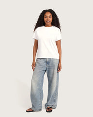 Women's Classic Crew Neck T-Shirt - White