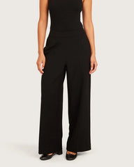 Relaxed Leg Pants - Short - Black