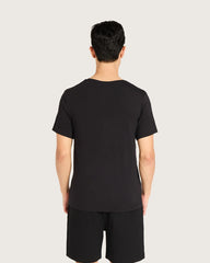 Men's Base Layer V-Neck T-Shirt - Black