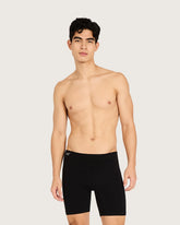 Men's Seamfree Mid-Length Boxer Briefs - Black