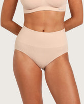 Shaper High Cut Full Briefs - Shell