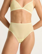 FreeMesh High-Cut Full Briefs - Lemon