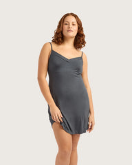 Goodnight Slip Sleep Dress - Storm