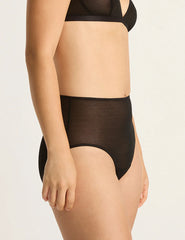 FreeMesh High-Cut Full Briefs - Black