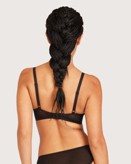FreeMesh Plunge Bralette - Black