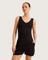 Short Romper - Black