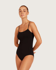 Base Layer Cami Bodysuit - Black
