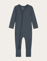 Baby Long Sleeve Romper - Storm