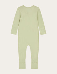 Baby Long Sleeve Romper - Sage