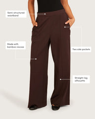 Relaxed Leg Pants - Short - Carob