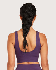 Ribbed Seamfree Crop - Amethyst