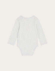 Baby Long Sleeve Bodysuit - Heather Grey