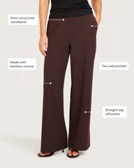 Relaxed Leg Pants - Regular - Carob