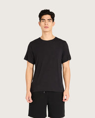 Men's Base Layer Crew Neck T-Shirt - Black