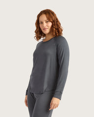 Goodnight Raglan Sleep Top - Storm