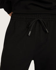 Men's Cuffed Sweat Pants - Black
