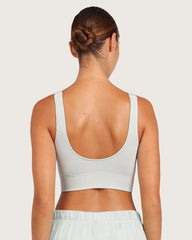 Ribbed Seamfree Crop - Dove