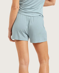 Goodnight Sleep Shorts - Mineral Blue