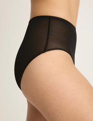 FreeMesh High-Cut Full Briefs - Black