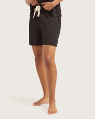 Goodnight Long Sleep Shorts - Black