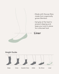 Everyday Liner Socks - Black