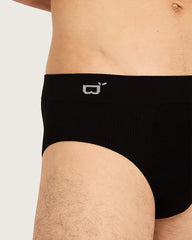 Men's Seamfree Briefs - Black