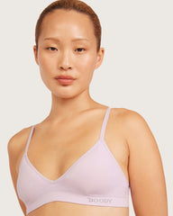 Wireless T-Shirt Bralette - Orchid