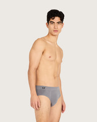 Men's Seamfree Briefs - Charcoal