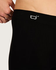 Men's Seamfree Boxer Briefs - Black