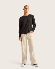 Women's Classic Long Sleeve T-Shirt - Black