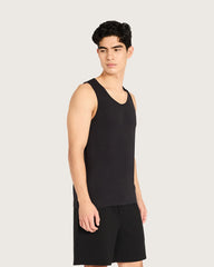 Men's Base Layer Tank Top - Black