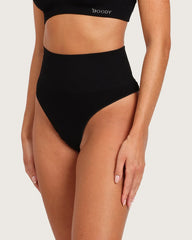 Shaper High Waist G-String - Black