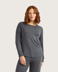 Goodnight Raglan Sleep Top - Storm