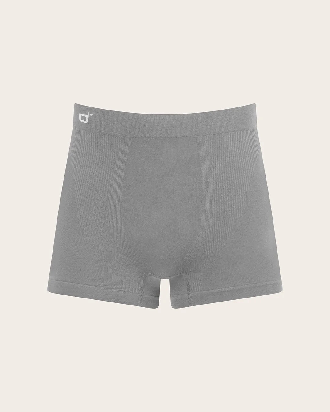 Men's Seamfree Boxer Briefs - Light Grey Marl