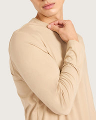 Men's Classic Long Sleeve T-Shirt - Stone